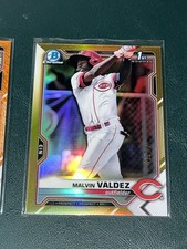 2021 Bowman Chrome Malvin Valdez GOLD /50
