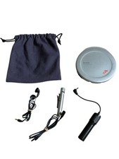 Sony D-EJ2000 CD Walkman Portable Player Tested Remote Manual Pouch From Japan