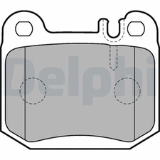 Delphi LP1705 brake pad set, disc brake for Mercedes-Benz