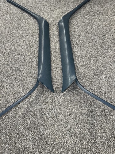 1988-1994 Chevy GMC C/K 1500 Silverado Sierra Pair, A Pillar Trim Panel Blue - Picture 2 of 9