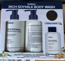 KUNDAL Rich Soymilk Creamy Body Wash Mellow Vanilla 3-Pack