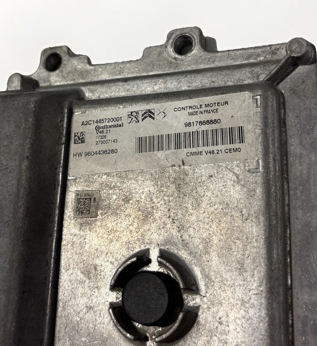 Engine ECU 9804436280 PSA Citroen Peugeot V29002514 E Valeo photo 2