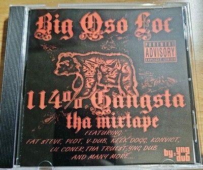 Big Oso Loc 114% Gangsta tha Mixtape CD Norteno Bay Area Rap 