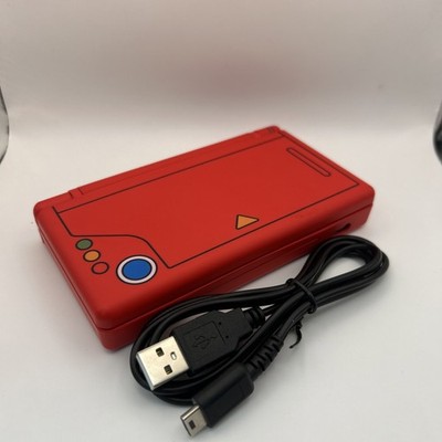 Nintendo DS Lite - Custom Pokédex Style Reshell - mit Stylus & Ladegerät