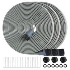 Sprinkler Soaker Hose 50ft 3-Pack Yard Sprinkler Hose 150 ft for Lawn Water S...