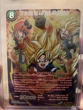 SS Son Goku, Pan, and SS Trunks, Galactic Explorers BT17-009 SPR Ultimate Squad