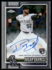 2026 Topps Chrome Dugan Darnell #RA-DD Retail Rookie AUTO RC Rockies B2156