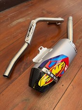 EXHAUST FULL SYSTEM STAINLESS MUFFLER PIPE CARBON 4.1 FOR HONDA CRF 110 CRF 110F