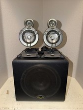 Klipsch Promedia GMX A-2.1 Speaker Subwoofer Set. No Volume Control. See Video