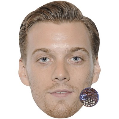 Jake Abel (Smile) Celebrity Mask, Flat Card Face, Fancy Dress Mask