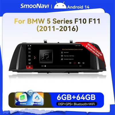 10.25'' Multimedia 64GB GPS Android Car Radio Screen Für BMW 5 Series F10 F11 CIC