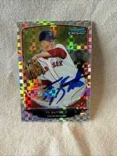 2013 Bowman Chrome Prospects - Ty Buttrey #BCP139 X-Fractor Mini /100 Auto