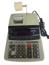 Vintage Sharp Compet VX265H Heavy Duty commercial Desktop printing Calculator