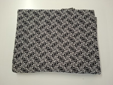 3,5 Meter Stoff Restposten schwarz mit Muster aus 55%SW/40%BW/5%EL 1,62m Breite