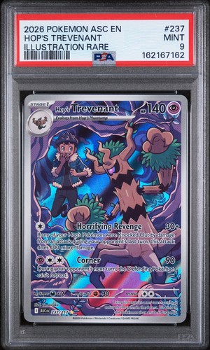 Hop's Trevenant graded PSA 9 for sale on eBay