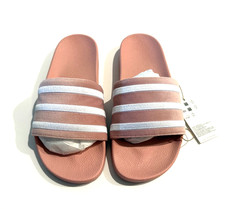 Adidas Originals Adilette Slide Sandals, Wonder Mauve/Cloud White, 8 US Women's