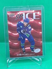 Quinn Hughes 2024-25 Upper Deck Ice SP Ice Level Fire #SP-17 Canucks