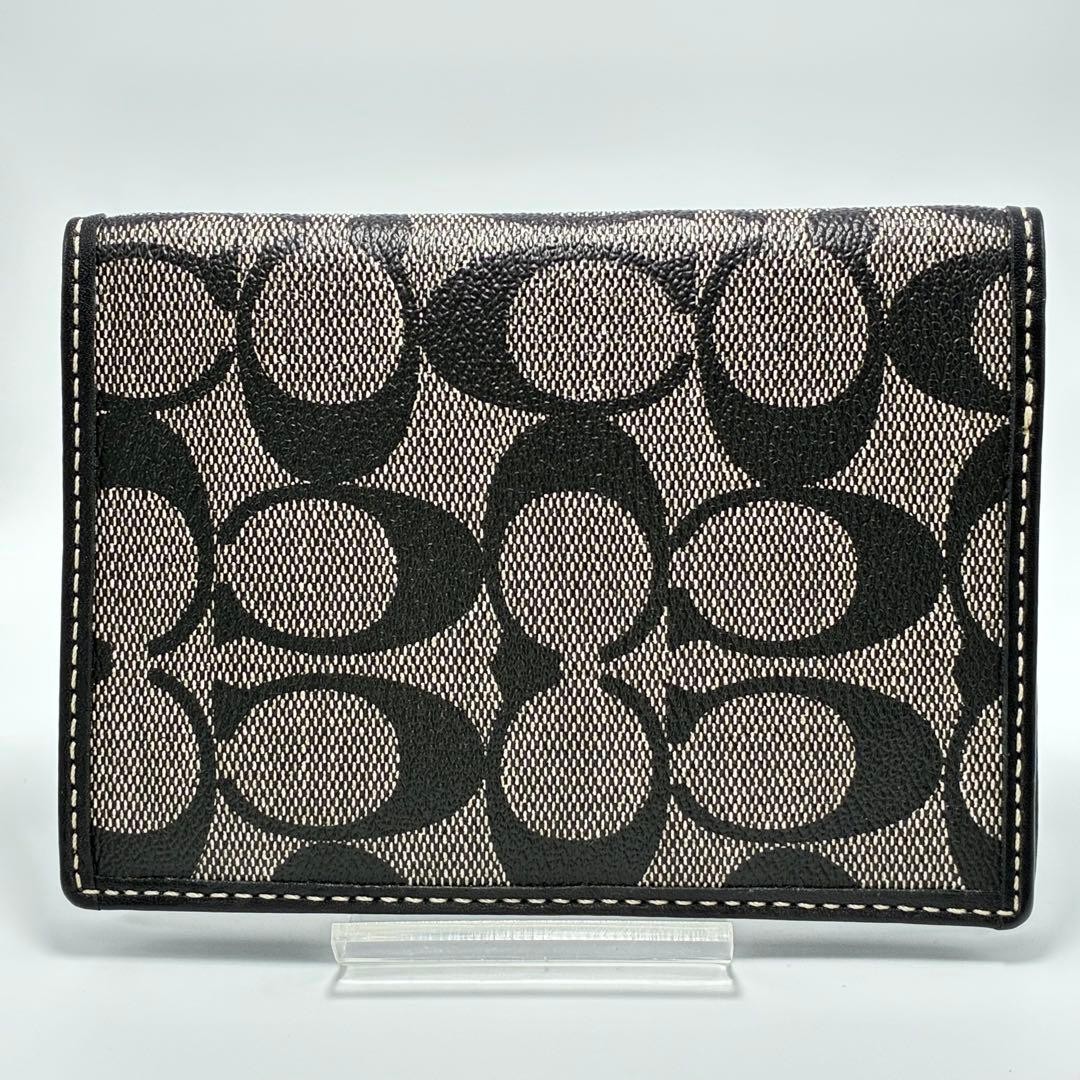 Excellent Condition COACH Pass Case Signature Sky… - image 6