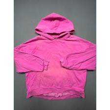 GAP Hoodie Cotton Polyester Pink Solid M Womens