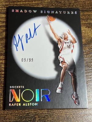 RAFER ALSTON 2024 Panini Noir Shadow Signatures Auto /99 'Skip 2 My Lou'