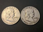 Lot (2) 1952-D Franklin Half Dollar Coins