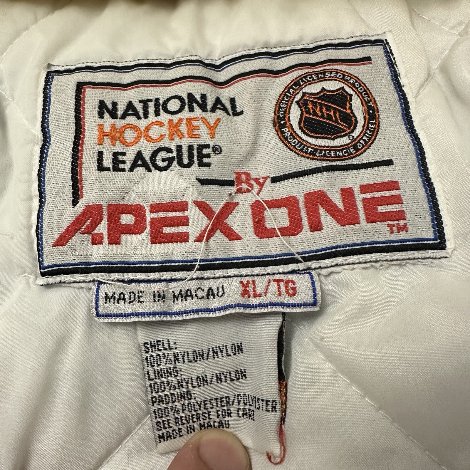 VTG 90’s Apex One St. Louis Blues NHL Coat Puffer Jacket Men’s XL Full Zip