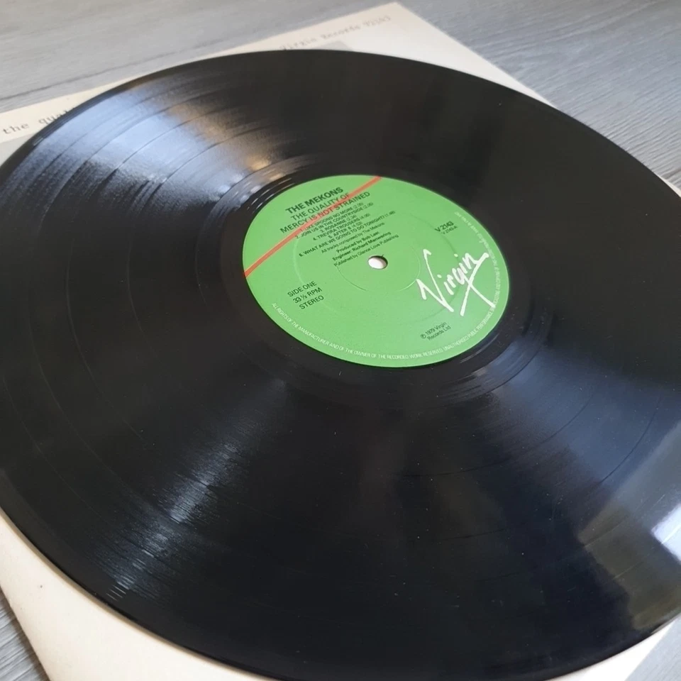 THE MEKONS The Quality Of Mercy Is Strnen VIRGIN 1979 UK 1ST PRESSING LP V2143 - Image 2 of 4