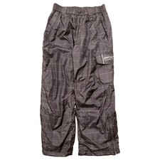 Zero Xposur Boys Brown Plaid Zip Front Snow Ski Snowboard Pants