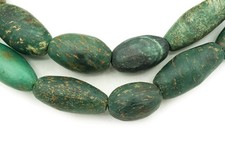Large Ancient African Mali  Serpentine Beads (15-24mm) 2000 yrs old (2324A003)