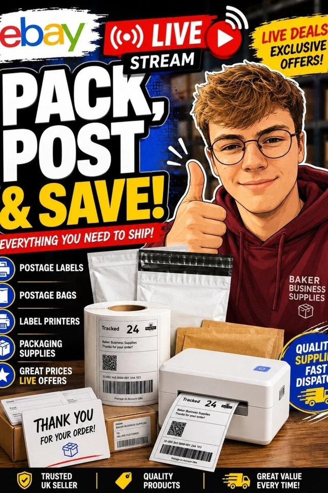 📦  Packing & Postage Supplies LIVE 🚨