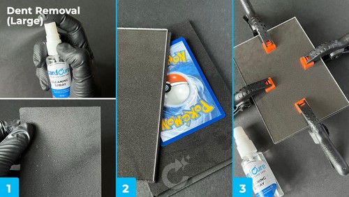 CardCure Karten Reparatur & Reinigung Kit - Pokemon Sport TCG Dent Kurts Reparatur Pflege - Bild 3 von 19