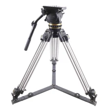 Cartoni Delta Fluid Head with Miller Aluminum Tripod