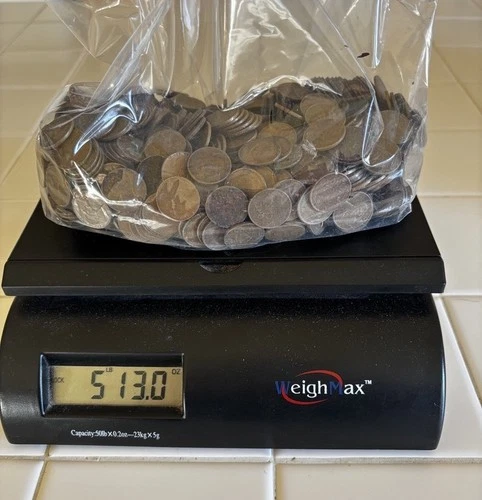 Bulk Collection of Lincoln Wheat Pennies-Over 5 lbs.-Estate Sale Find