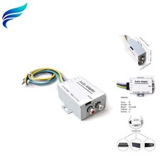 Durable Metal Hi-Low Converter for Car Stereo - RCA Signal Adapter, Easy Install