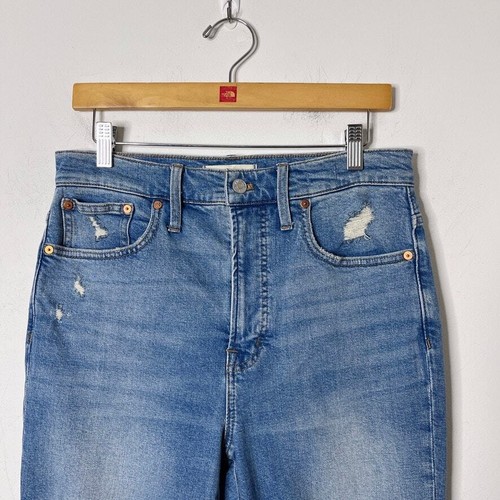 Jeans donna Madewell 28 il perfetto vintage invecchiato vita alta med lavaggio denim - Foto 3 di 11