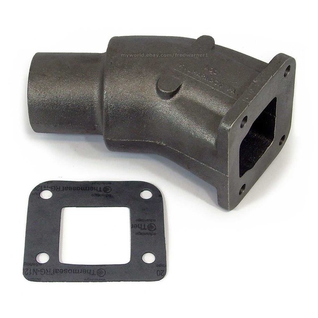 Ford Lehman 120 & 80 Exhaust Elbow 3" 1A372 for Marine Diesel Engine
