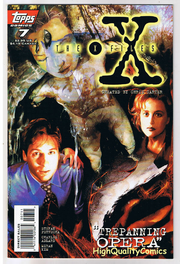 Ｘファイル X-FILES #7, VF/NM, Dana Scully, 1st, Fox Mulder, Carter, 1995