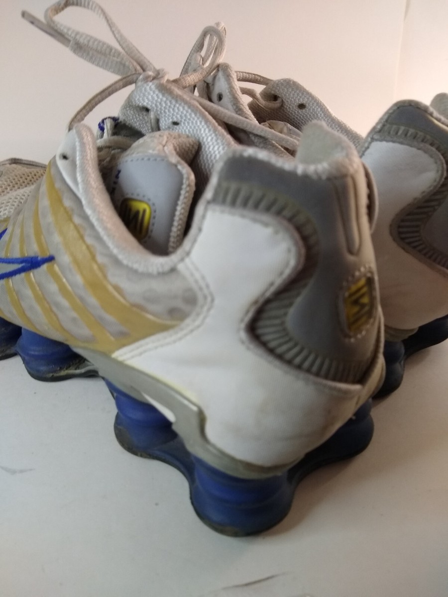 Nike Shox TL OG White Silver Sport Royal Blue 2003 Size 10.5 Nike Shox TL OG White Silver Sport Royal Blue 2003 Size 10.5