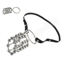 Male Stainless Steel Cock Penis Ring Sleeve Delay Ejaculation Enhancer for Men