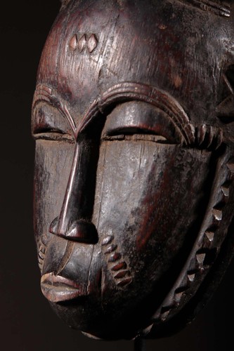 Masque africain Masque Baoulé 2055 - Photo 11 sur 12