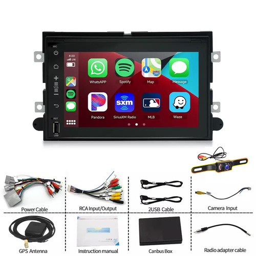 For 2006-2014 Ford F-250 F-350 Super Duty 7" Android 13 Carplay Radio GPS WIFI - Bild 21 von 21