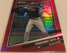 2021 Donruss Baseball Fernando Tatis Jr. San Diego Padres Holo Red Slam Diego