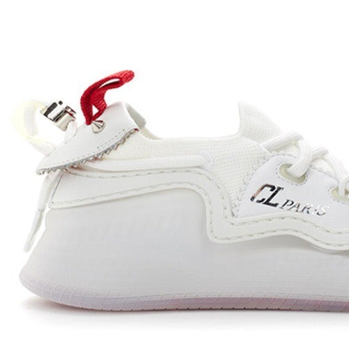 NIB Christian Louboutin Arpoador White Leather Drawstring Low Top Sneakers 43.5 NIB Christian Louboutin Calfskin Leather Arpoador Sneakers  main image 2