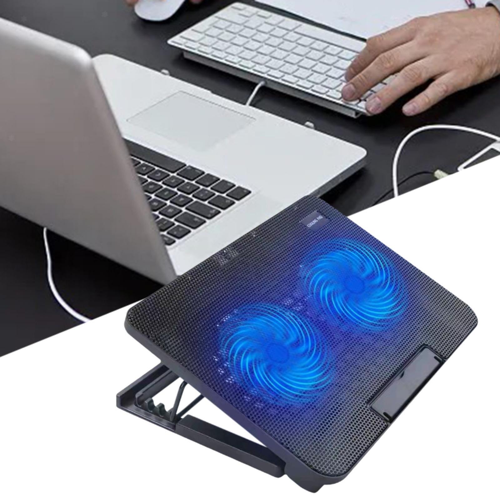 Notebook Laptop Cooler Fan Cooling Stand Versatile Accessory USB Powered-image