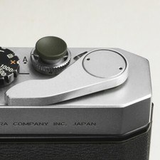 CAMERA SOFT SHUTTER RELEASE BUTTON 10MM FLAT OLIVE 4 LEICA CANON NIKON / SRB-FO