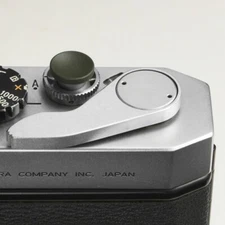 CAMERA SOFT SHUTTER RELEASE BUTTON 10MM  FLAT OLIVE 4 LEICA CANON NIKON / SRB-FO