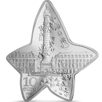 FRENCH EXCELLENCE BOUCHERON 22.2 Grams Silver Coin 10€ France 2018