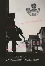 Light Infantry LI, Op Banner. A4 Photo Print.