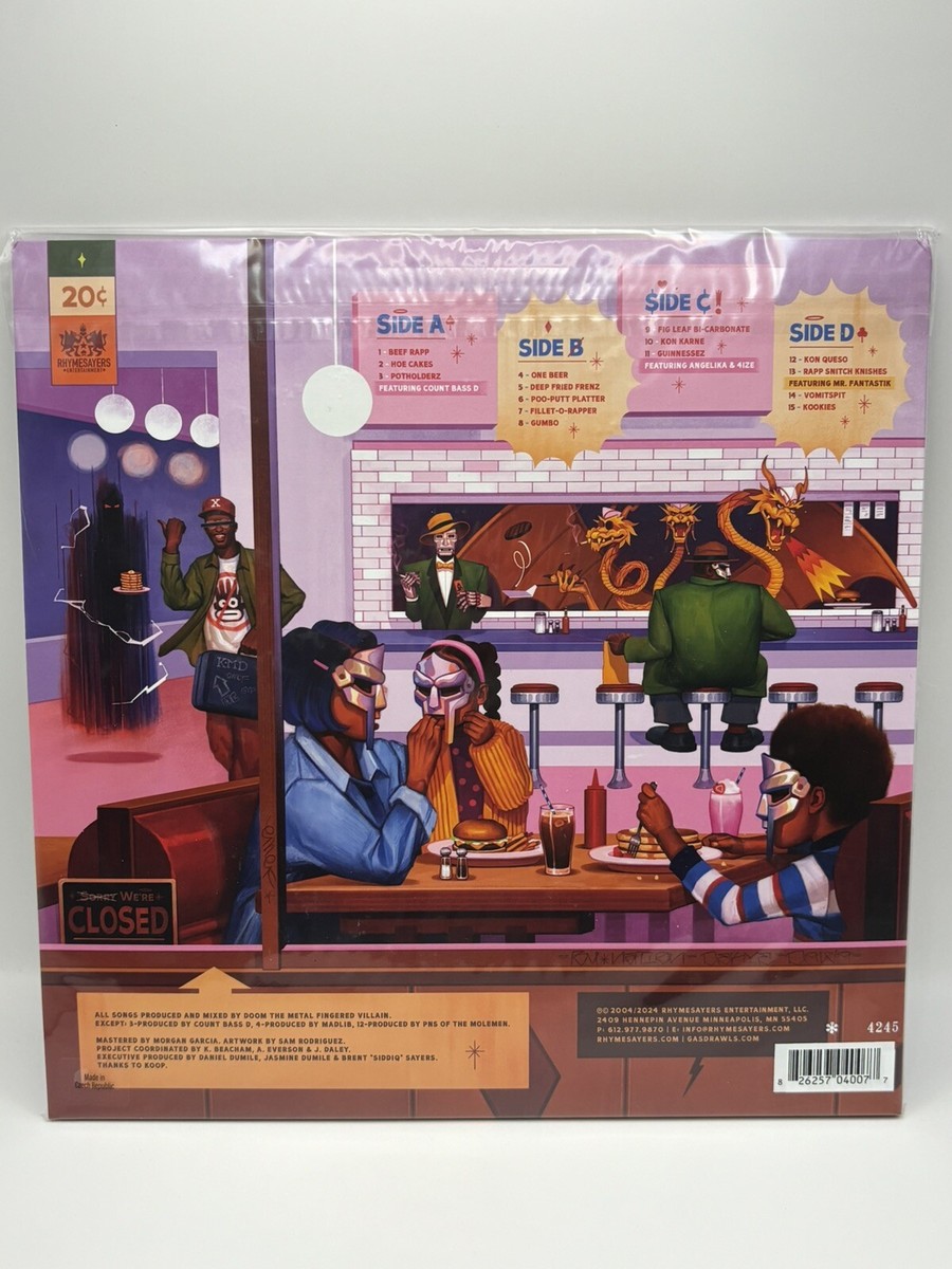 MF DOOM - MM..FOOD (20th Anniversary Edition) Deluxe Vinyl + MF DOOM - MM..FOOD (20th Anniversary Edition) Deluxe Vinyl +