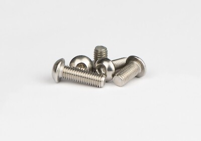 M10 Button/Dome/Cap Head Bolts/Screws Made From A2 Stainless Steel
